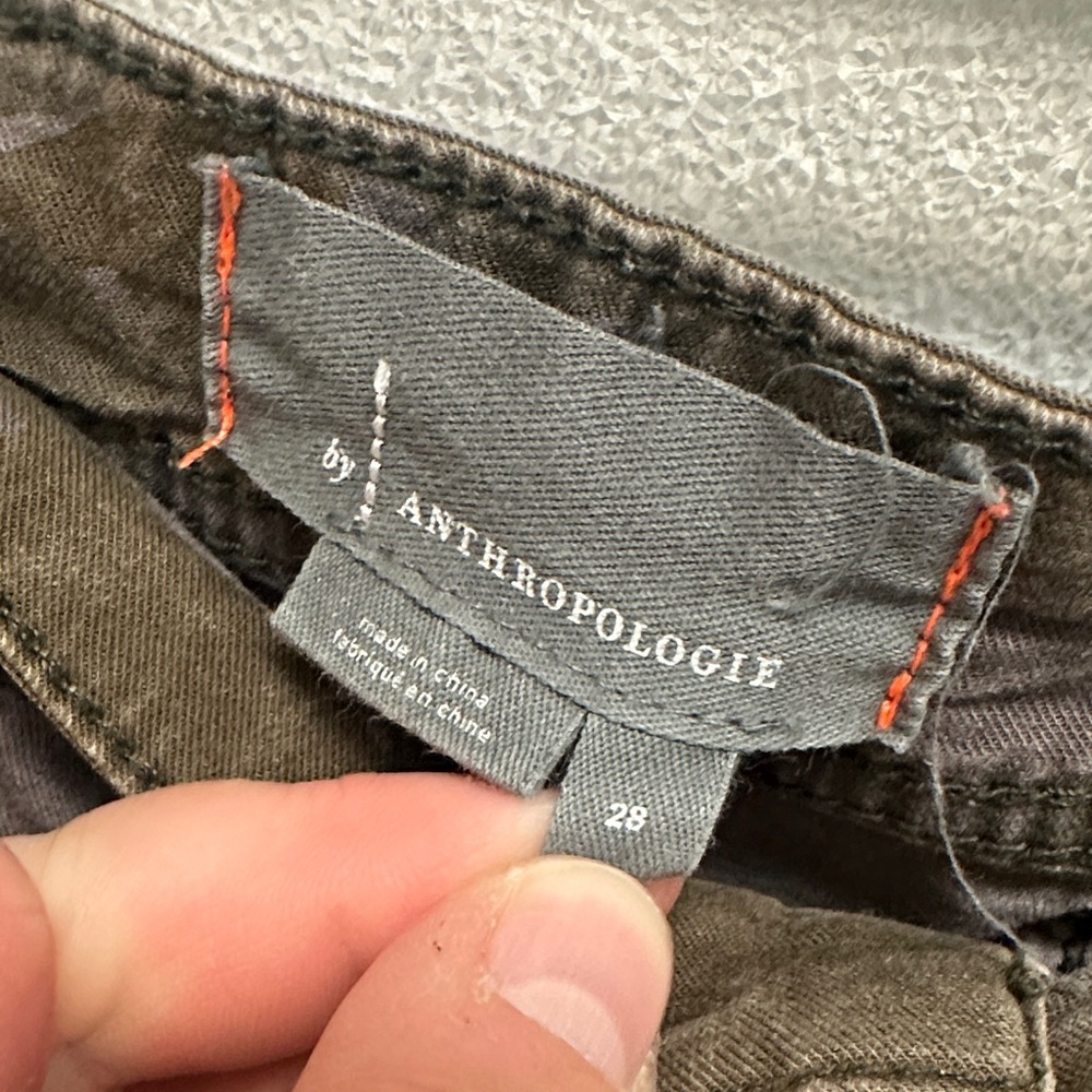 Anthropologie Women’s THE WANDERER Army Camo Pant Size 28 Streetwear Casual - Picture 4 of 11